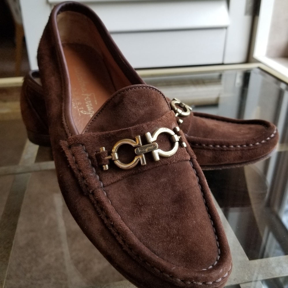 Salvatore Ferragamo Suede Loafers
